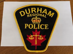 Durham Regional Police Services department embroidered Canadian patch Ontario - Picture 1 of 4