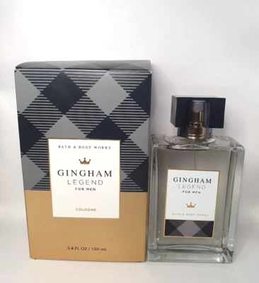 BATH AND BODY WORKS GINGHAM LEGEND COLONIA PARA HOMBRE 3,4 FL OZ Foto 1 de 2