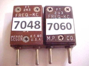 40M FT-243 49/S CRYSTAL DOUBLES FOR THE OLD VACUUM TUBE BOATANCHOR XMTRS - Zdjęcie 1 z 2