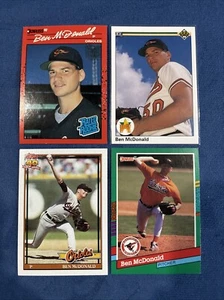 1990-91 Ben McDonald 4 Card Lot With Rookies NM Or Better - Picture 1 of 3