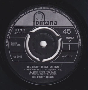 The PRETTY THINGS * On Film * 1966 UK 45 EP * FREAKBEAT BEAT GARAGE * Listen! - Picture 1 of 2