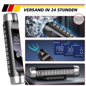 3 in 1 Alkoholtester mit LED Digitalanzeige, Alkoholmeter Alkoholgenauigkeit DE - Bild 1 von 14