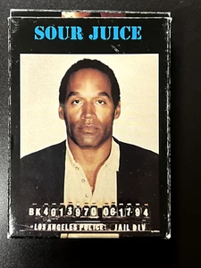 OJ Simpson Vintage Collectible Trading Cards Sour Juice #339 of 5000 printed - Picture 1 of 6