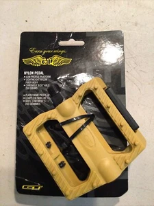 GT Pedals 9/16" Nylon GUM TAN skate BMX Mid School Mountain Cruiser Hybrid Bike - Picture 1 of 2