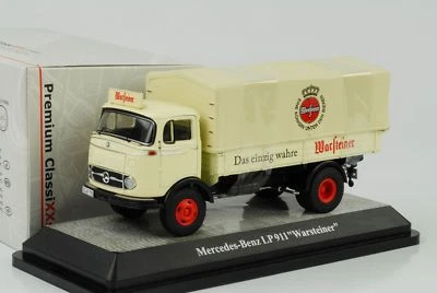 MERCEDES LP 911 BACHE BEER WARSTEINER TRUCK FLATBED PLANE PREMIUM CLASSIXXS 12158 - Image 1 of 4
