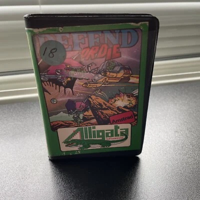 📺 Amstrad CPC --DEFEND OR DIE Game By Alligata *Untested* Clam Box  - Image 1 of 3