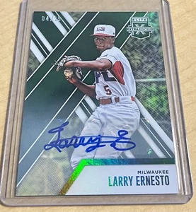 2017 Panini Elite Extra Edition Status Green Card Auto Larry Ernesto RC SP /25 - Picture 1 of 1