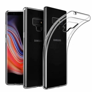 Samsung Galaxy S7/8/9/S10/S20/21 FE/22 S23 S24 S25 Note Clear Soft Slim TPU Case - Picture 1 of 77