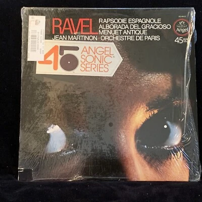 RAVEL - MARTINON, Paris - ANGEL SONIC SERIES 45-RPM QUAD ST LP IN SHRINK - Image 1 of 4