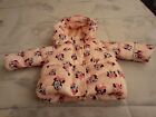 A Pink Minnie Mouse Coat Age 3/6 Months Immaculate Condition. 