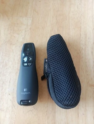 Logitech . R400.  Laser Pointer with Case Great Condition USB Included - Image 1 of 4