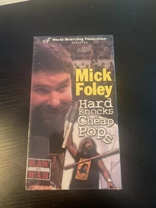 WWF - Mick Foley: Hard Knocks Cheap Pops (VHS, 2001) (Factory Sealed) - Picture 1 of 4