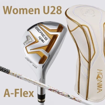 HONMA BERES Aizu 2-Star U28° Hybrid RH A-Flex ARMRQ MX 2S Women Golf Club Japan - Image 1 of 4