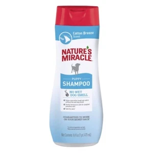 Natures Miracle Puppy Shampoo 473ml Dog Grooming Cotton Breeze Scent - Picture 1 of 1