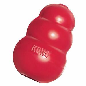 Kong Classic Rubber Dog Treat Toy+Kong Treats BISCUITS-SPRAY XS-XXL