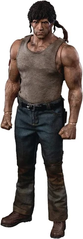 ThreeZero Rambo: First Blood John Rambo 1:6 Scale Collectible Figure,Multicolor Cover