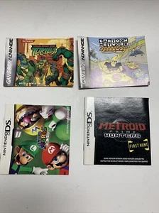 Game Boy Advance GBA Handbuch 4 Stück Metroid Mario Teenage Mutant Ninja Turtles - Bild 1 von 10