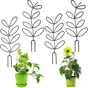 4 Pcs Small Metal Trellis for Potted Plants,Indoor Plants Trellis for Climbing,L - Picture 1 of 12