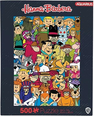 AQUARIUS NEU!! Hanna Barbera Cast 500-teiliges Puzzle 480 mm x 350 mm (nm)