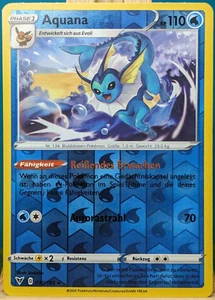 POKEMON - Choque de colores - Aquana - 030/185 - REVERSE HOLO - alemán - Imagen 1 de 1