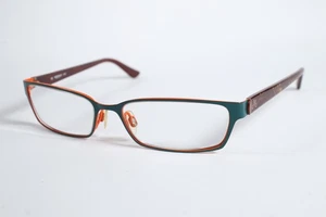 Morgan Eyeglasses 203125 Womens Orange/Green Full Rim Metal Glasses Frames 52 mm - Picture 1 of 4