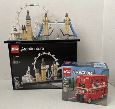Lego Architecture London Skyline #21034 & Creator London Bus #40220 -COMPLETE - Image 1 of 4