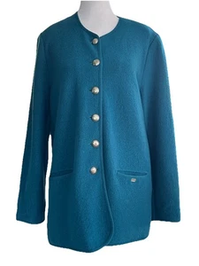 Geiger Sakko Damen Größe 38 Wolle Austria Knopfleiste Blazer klassisch elegant - Bild 1 von 10