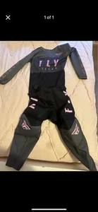 Fly Racing Racewear Jersey MX/ATV BMX Offroad Riding Gear Pink BLACK youth - Picture 1 of 1