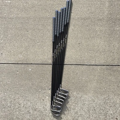 Ping i3 O-Size Irons Blue Dot Regular Flex Graphite Shaft 350 Series 2,4,6,7,8,W - Image 1 of 4