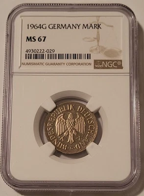 West Germany 1964 G Mark MS67 NGC - Image 1 of 4