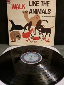Walk Like The Animals - Kimbo Educational KIM-7040 - Illustrated Booklet - Imagen 1 de 11