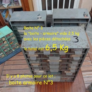 Lot de la boite N°3 - 4 kg de pièces & 6,5kg avec "armoire"   -8 photos - Bild 1 von 24