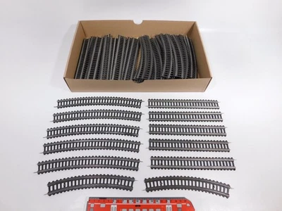 55x Fleischmann Cardboard Sleeper H0 DC Track Track Piece 1600 1601 etc #DH974-2 - Image 1 of 4