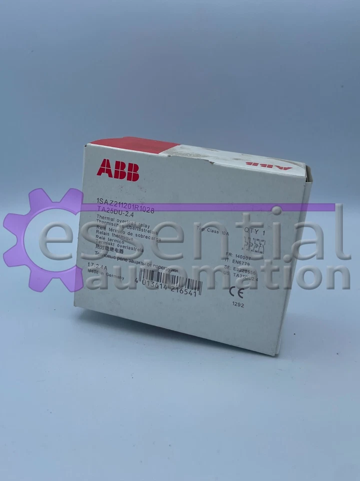 ABB 1SAZ211201R1028 TA25DU-2.4  Thermal Overload Relay - Image 1 of 1