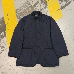 Polo Ralph Lauren Shield The Eastham Quilted Jacket Size XXL Navy Suede - Picture 1 of 6