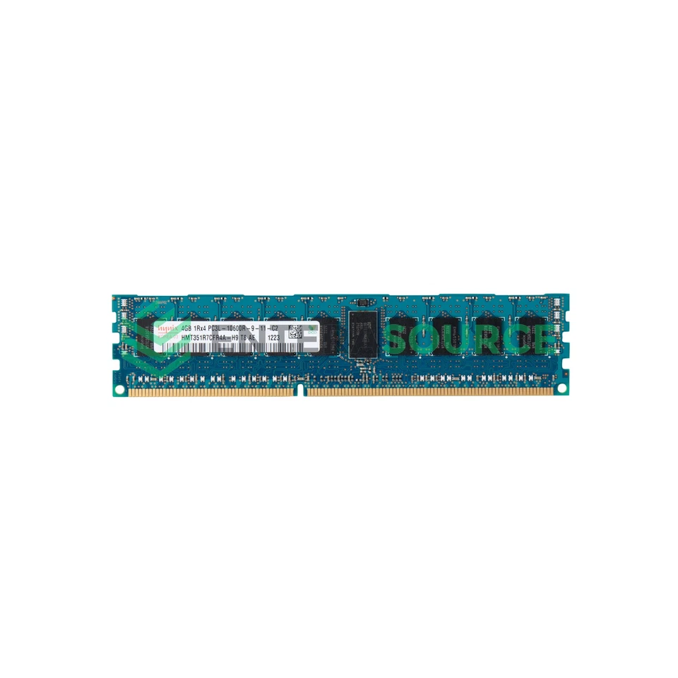 Módulo de memoria de servidor ECC Hynix HMT351R7CFR4A-H9 4 GB 1Rx4 DDR3L-1333 PC3L-10600 Foto 1 de 1
