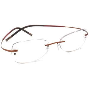 Silhouette Eyeglasses 4248 40 6052 7581 Copper Rimless Frame Austria 50[]17 145 - Picture 1 of 6