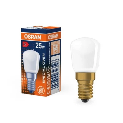 OSRAM E14 Backofen Lampe SPC.T CL 25 W 230V matt - Bild 1 von 3