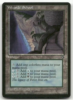 Wizards' School (NM) Homelands HML Magic MTG - Image 1 of 2