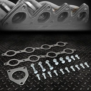 FOR 02-16 CHEVY SILVERADO 4.8L/5.3L/6.0L/6.2L EXHAUST MANIFOLD HEADER GASKET SET - Picture 1 of 6