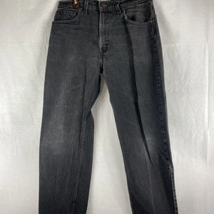 Vintage Levis 550 Jeans Herren Größe 34x30 schwarz Denim Relaxed Fit Tapered Leg USA - Bild 1 von 7