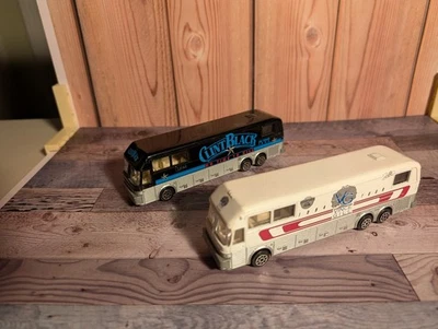 Autobús White Eagle Coach Road Champs Vintage 1994 vehículos diecast, branquias y negro Foto 1 de 4