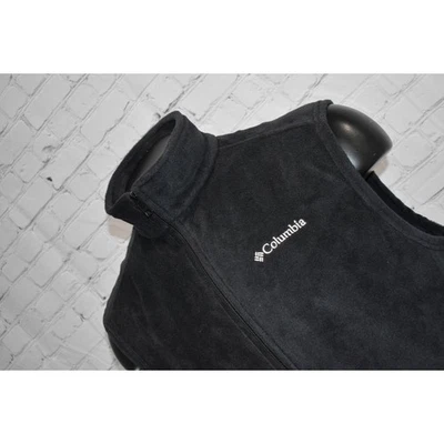 Columbia Soft Fleece Jacket Vest Mens Size Large Camping Hiking Polyester Zip - Image 1 of 4