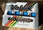 Men's Volvik New Vivid Golf Balls One Dozen Blue Brand New Box Wear