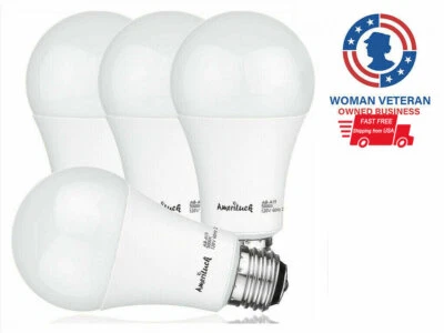 A19 3-Way LED  Light Bulb 40-60-100W Equi 2700K / 3000K / 4000K / 5000K 4Pack - Image 1 of 4