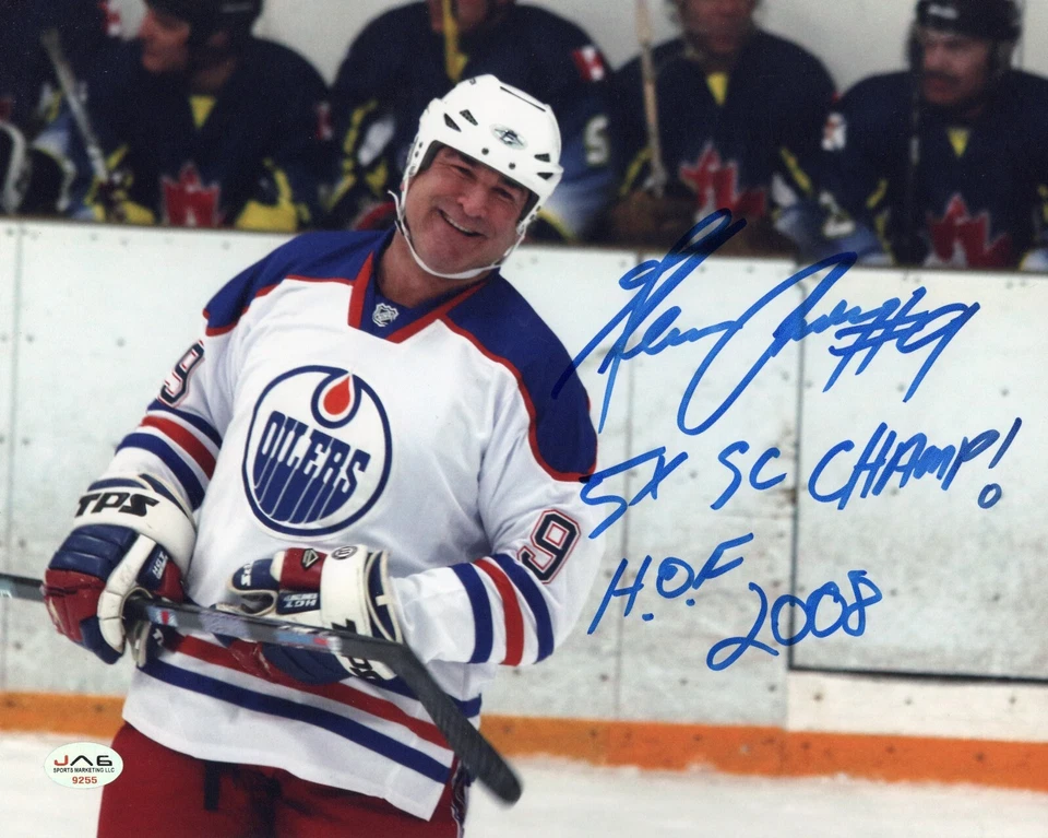 Glenn Anderson signed inscribed 8x10 photo NHL New York Rangers JAG Foto 1 de 1