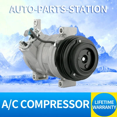 RAYTEN A/C Compressor w/ Clutch Fit for 2003 04 05 06 07 08 2009 Chevrolet Tahoe - Imagem 1 de 4