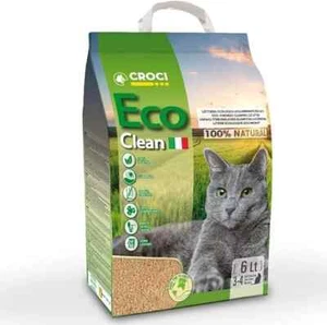 Croci Lettiera Eco Clean 6 L - Lettiera Gatti agglomerante, Biodegradabile - Foto 1 di 4