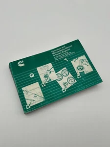Cummins Operation and maintenance manual B series engines 1996 - Picture 1 of 7