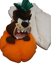Looney Tunes Tazmanian Devil Pumpkin Halloween Stuffed Plush Soft Toy